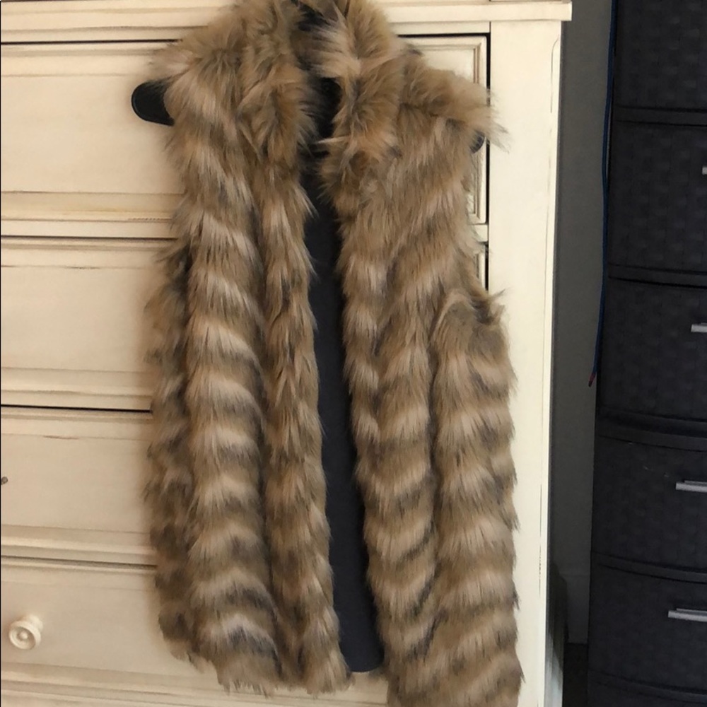 Express: Faux Fur Vest